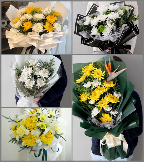 湖北咸宁市赤壁市车埠镇毕家村白事花束代送